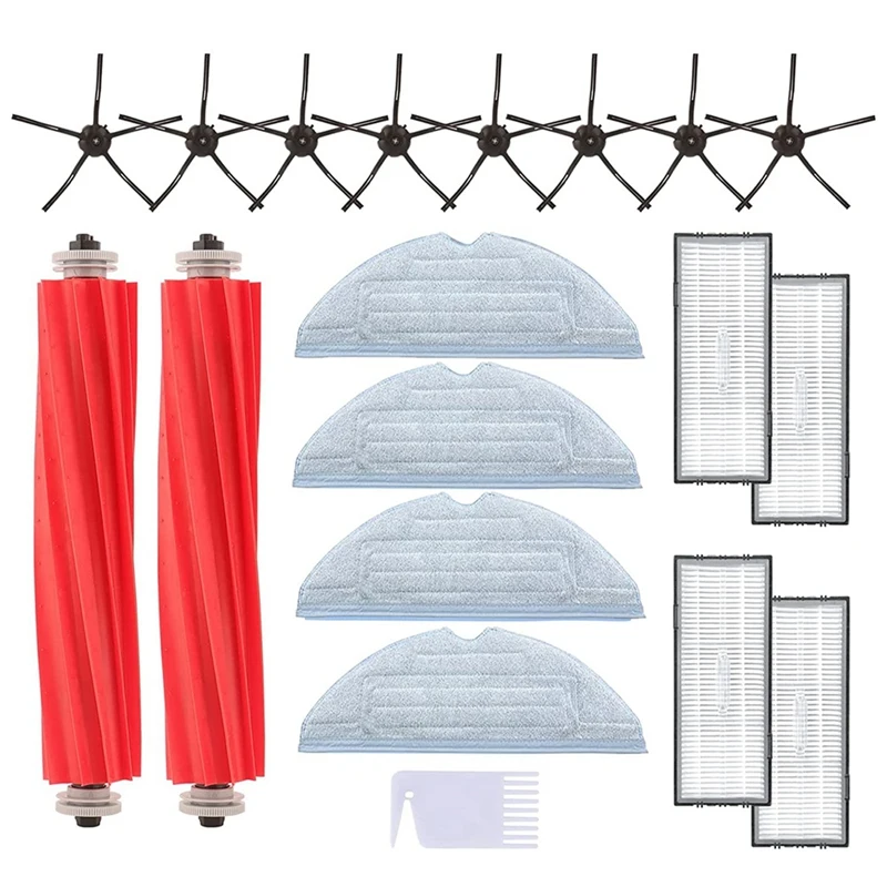 

Accessories Kit For Xiaomi Roborock S7,S7 Maxv Plus,S7 Maxv Ultra,S7 Maxv Robot Vacuum Main Side Brushes Filters Mops
