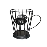 practical hotel counter desktop out office coffee cup basket home cafe holder ornament kitchen capsule rebar
