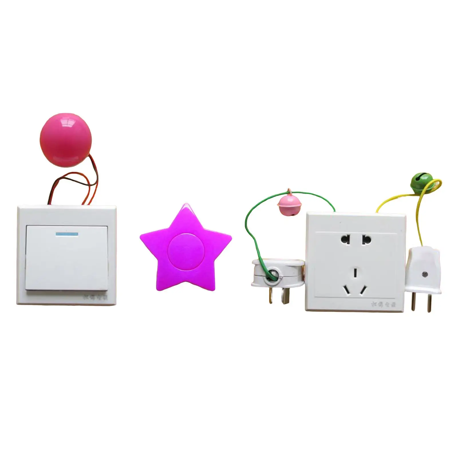 

Montessori Busy Board Light DIY Material Early Educational for Birthday Gift