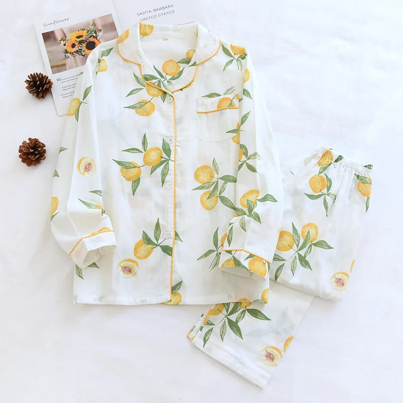 Sleepwear Women's Cotton Pajamas Breathable And Soft Pajama Set 2 Pieces Nightgown Cute Clothes Women's Night Pajamas