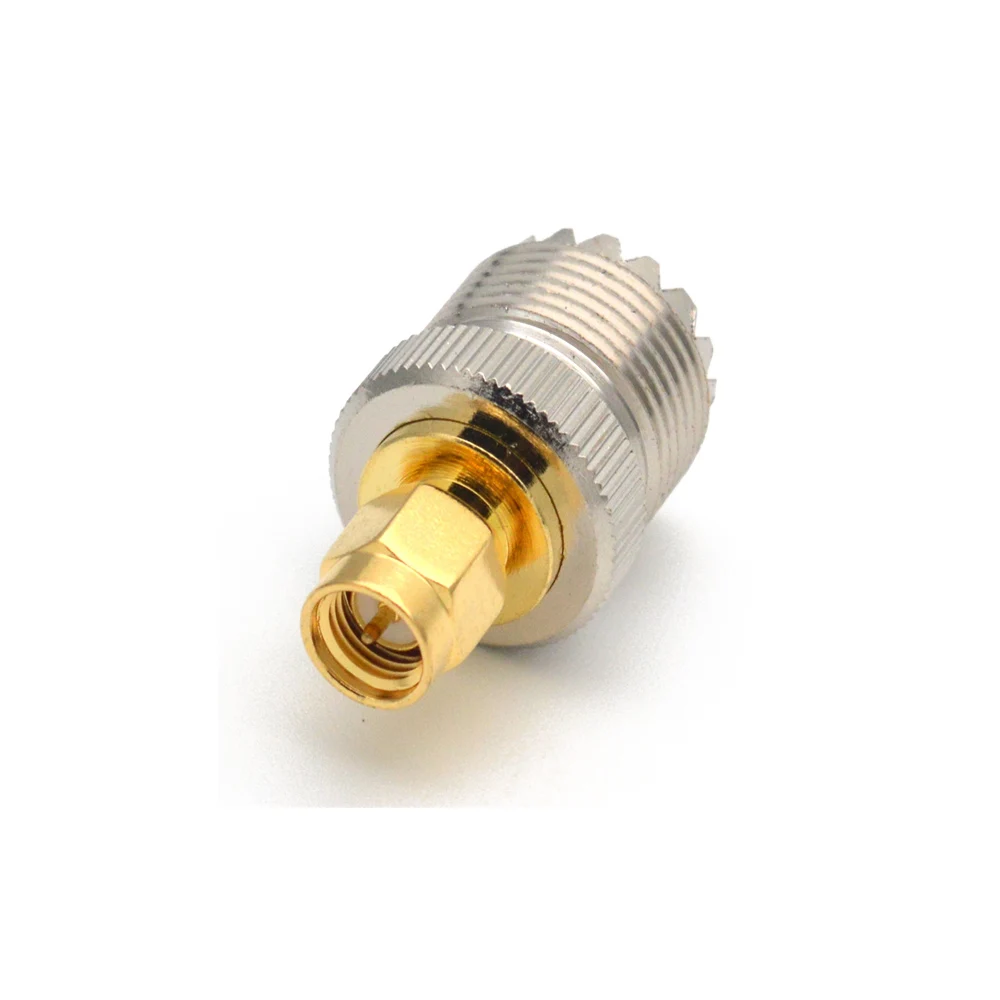

1Pcs UHF/SMA Antenna Adapter SMA Male to M Female Antenna Adapter UHF-K/SMA-J Antenna Adapter