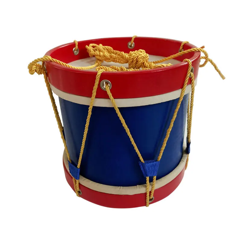 

Детский Военный барабан из овчины, креативный легкий 22 см простой современный американский перкуссионный инструмент раннего развития