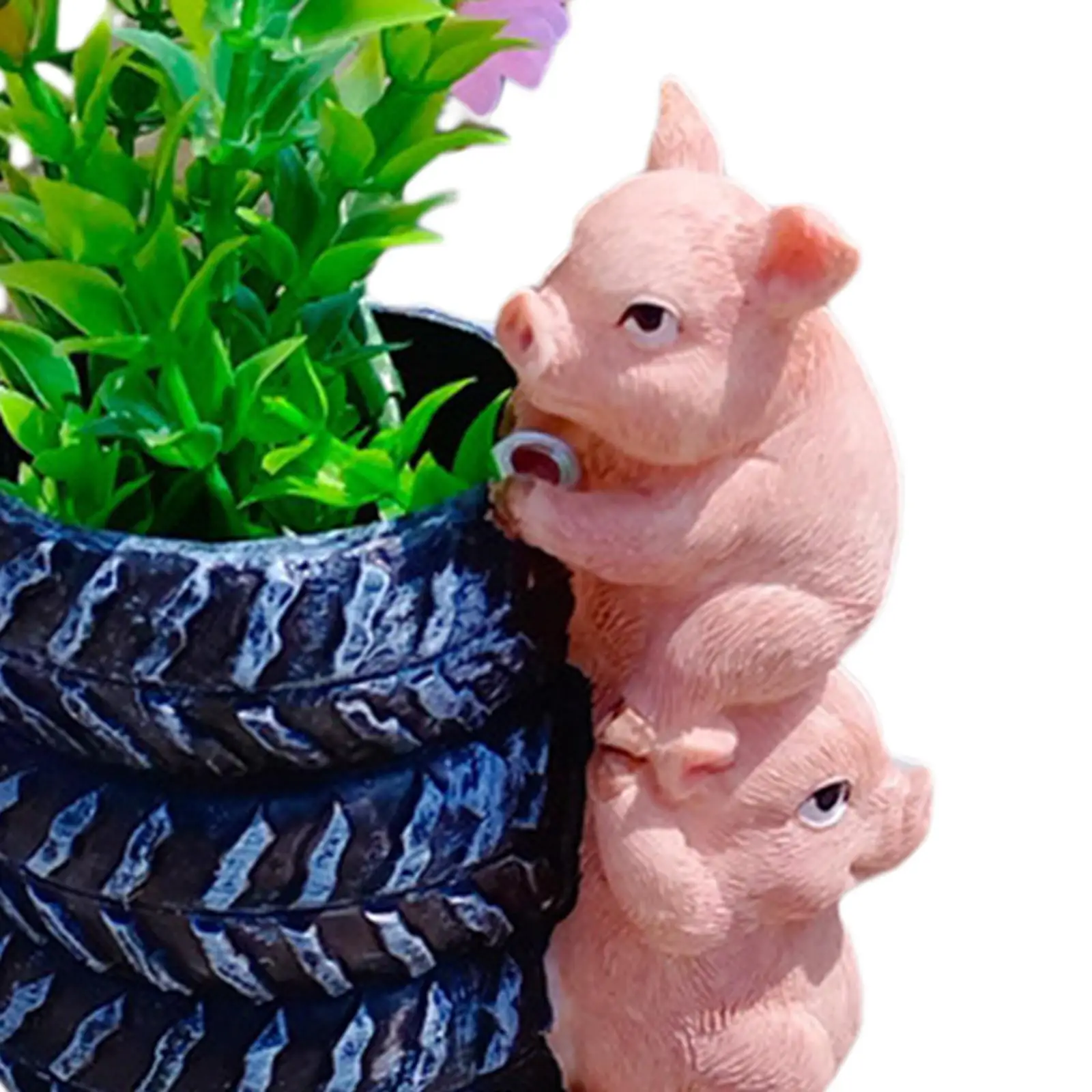 

Plant Pot mini Pot Bonsai Cartoon Flower Basket Exquisite Cute Planter Pig Pot