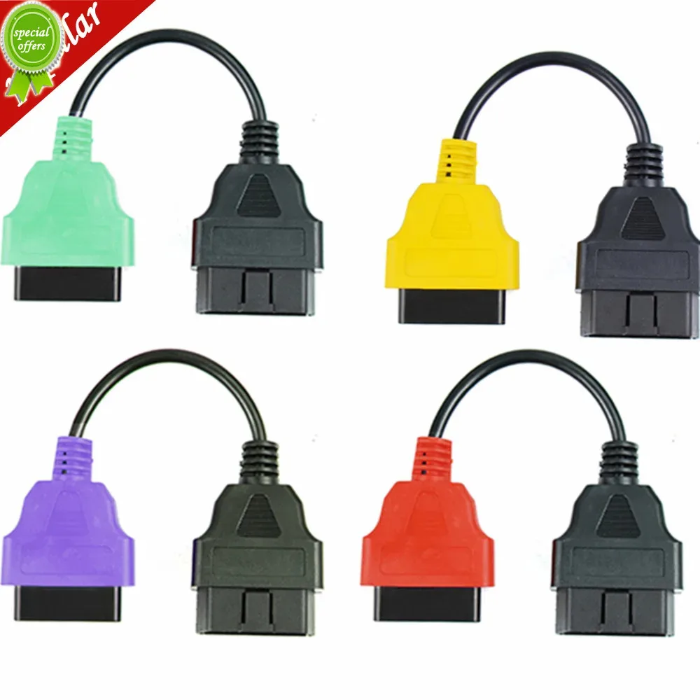 4 шт./лот высокое качество диагностический кабель с разъемом fiatecuscan OBD2 для Fiat