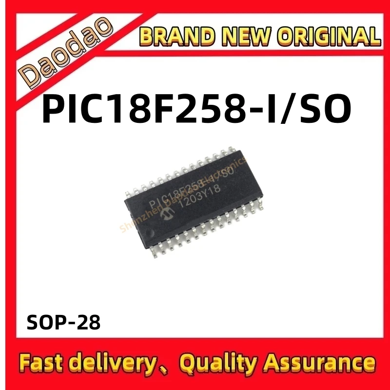 

Quality Brand New PIC18F258-I/SO PIC18F258-I PIC18F258 PIC18F IC Chip SOP-28