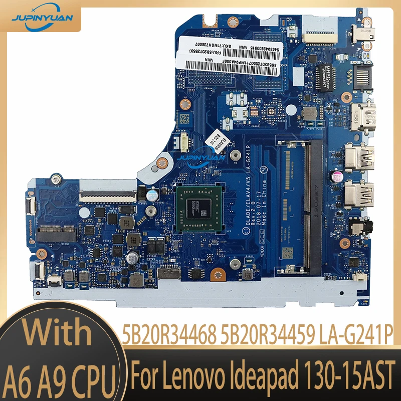 

Для Lenovo Ideapad 130-15AST ноутбук Montherboard 81H5 CPU:A6 A9 UMA FRU:5B20R34468 5B20R34459