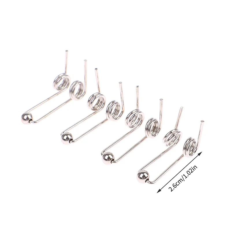 

1/5Pcs Wire Diameter 1.2mm Curling Iron Replacement Double Return Torsion Spring Beauty Hair Curling Wand Accessories