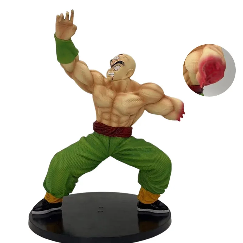 

24cm Anime Dragon Ball Figures Tien Shinhan Action Figures Broken Arm PVC Collection Model Ornamen Toys Birthday Gifts
