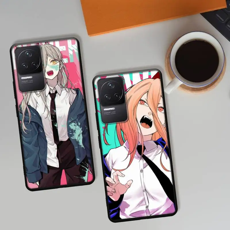 

For Redmi k40 Anime Chainsaw Man Phone Case For Redmi Phone Cases K40 K30 K20 Pro 10 X 9A 8A 7 Note 11 10 Pro 7 8T Phone Cases