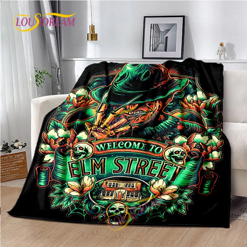 

Terror blanket Soft Flannel Blanket horrible movie series picnic mat Blanket Living room sofa bed warm blanket for all season