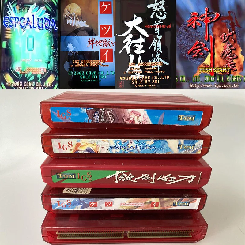 Arcade IGS PGM1 Game Card PGM Motherboard Classic Retro Jamma DaiOuJou, Espgaluda, KizunaJigokuTachi