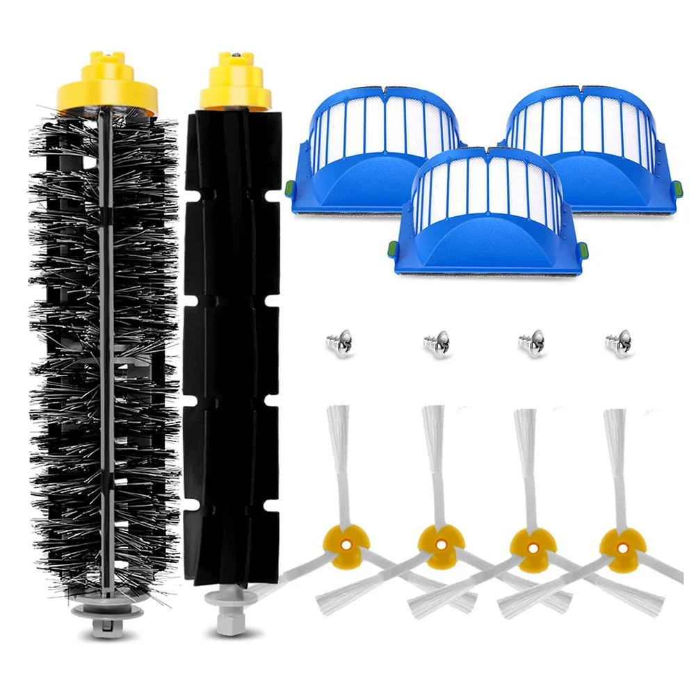 

Replacement Parts Roller Brush Side Brush HEPA Filter Copatible for iRobot Roomba 630 650 760 Vaccum Cleaner Accessories