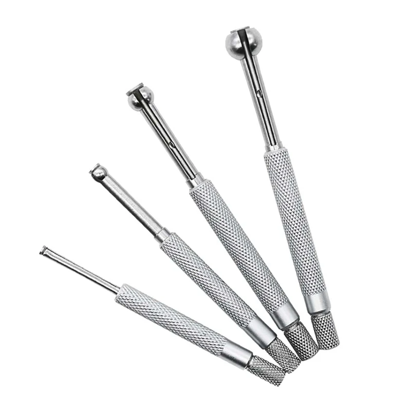 

FULL BALL TYPE GAUGE 0.125-0.5In 4Pc Full-Ball Small Bore Hole Precision Gage Adjustable Bore Gauge Manual Measurement Tool