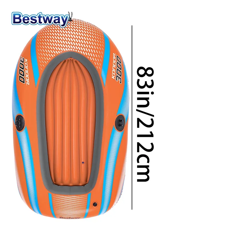 Bestway 61136/61140/61142/61146 Сверхмощный надувной каяк для 1-3 человек — долговечная