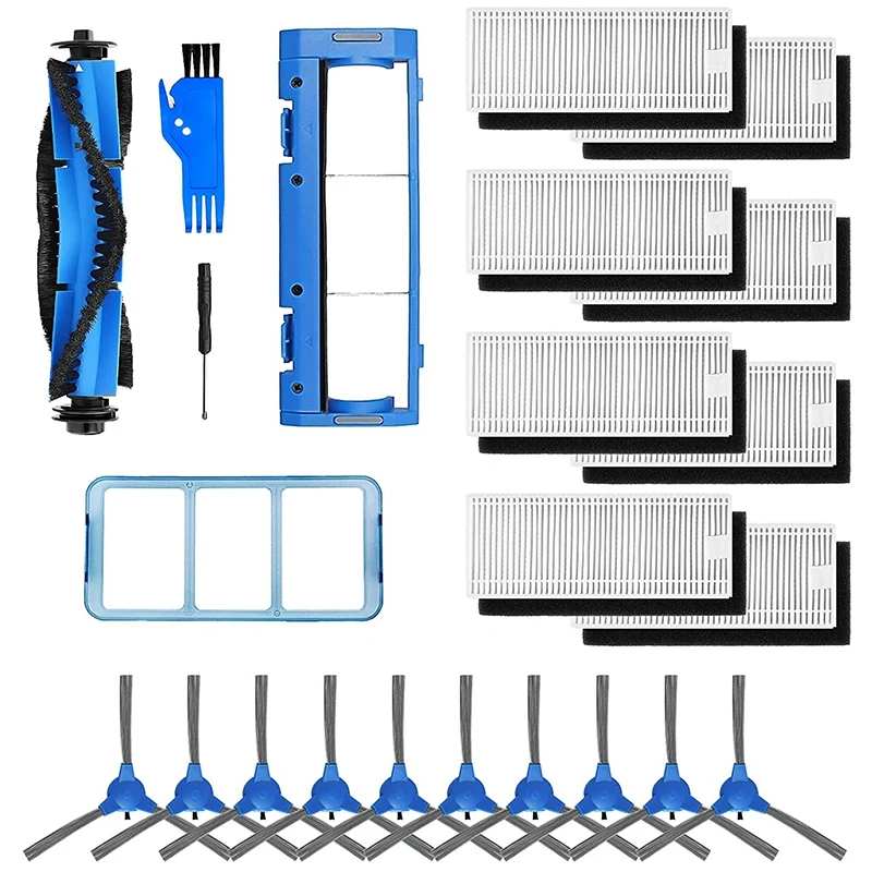 

22-Pack Replacement Parts Accessories Kit Compatible With Eufy Robovac 11S 12 30C 15T 15C 35C Robotic Vacuum Cleaner