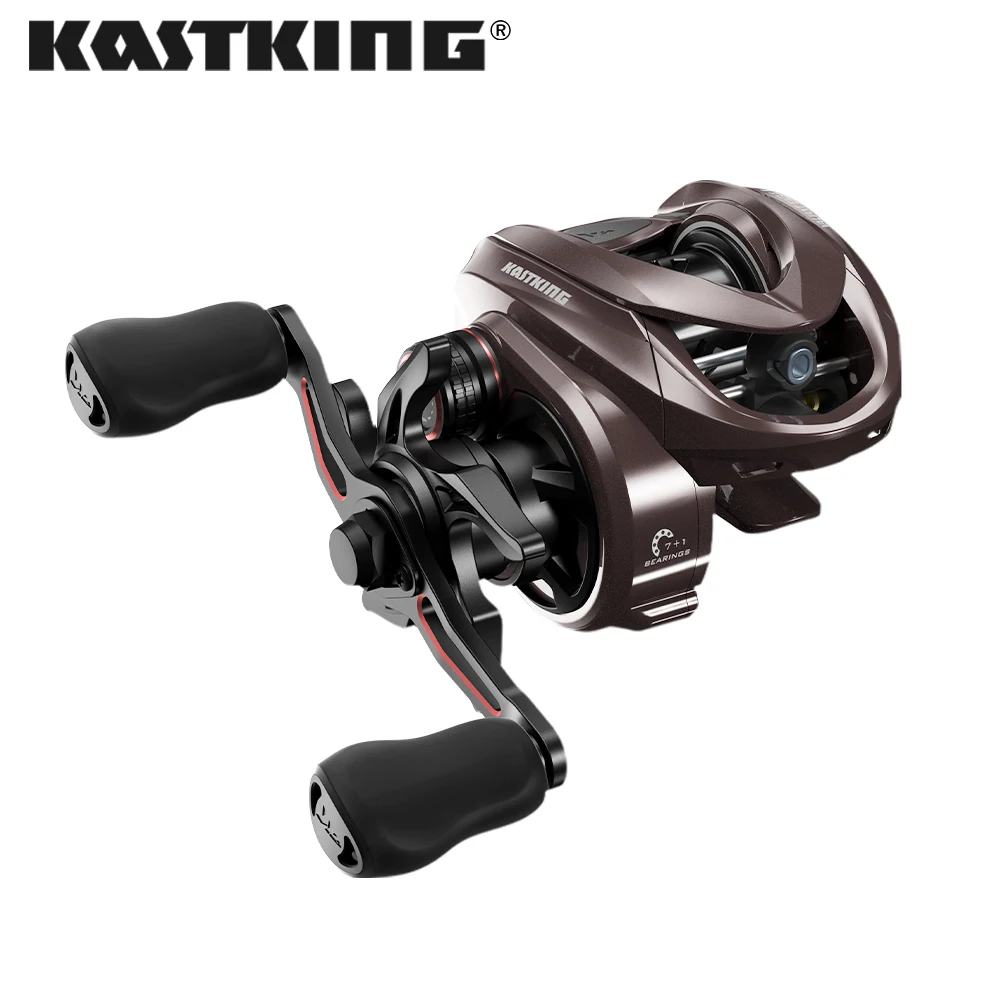 

KastKing Valiant Eagle II Bait Finesse System Baitcasting Reel 5KG Max Drag 7BB+1RB 8.4:1 High Speed Fishing Reel