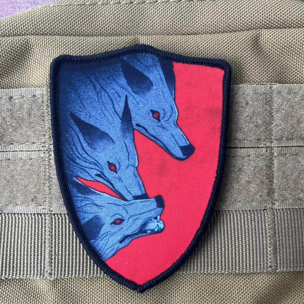 Нашивки Hell бер с надписью Dog и