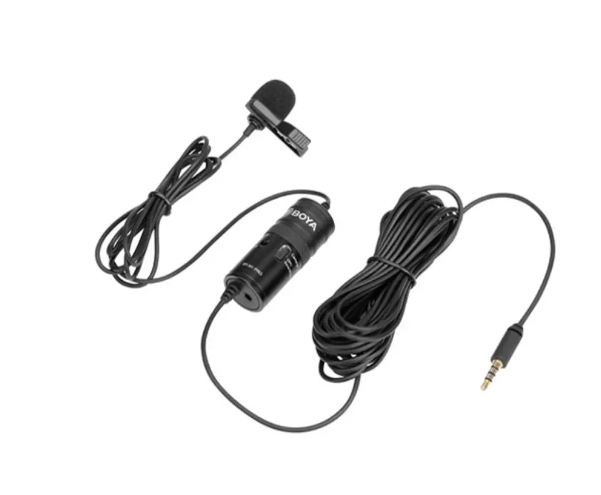 

Микрофон петличный Boya BY-M1 PRO, черный, черный матовый