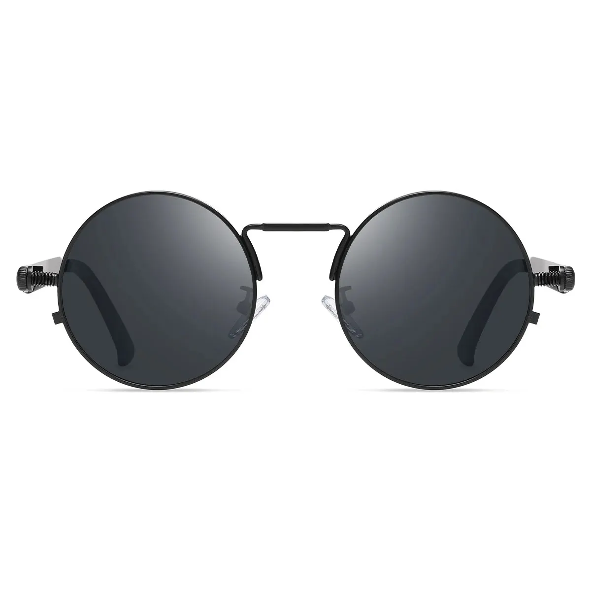 Мужские и женские круглые солнцезащитные очки BARCUR поляризационные ретро-очки в