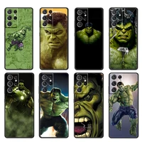 marvel the incredible hulk for samsung galaxy s22 s21 s20 ultra plus pro s10 s9 s8 s7 4g 5g soft silicone black phone case cover