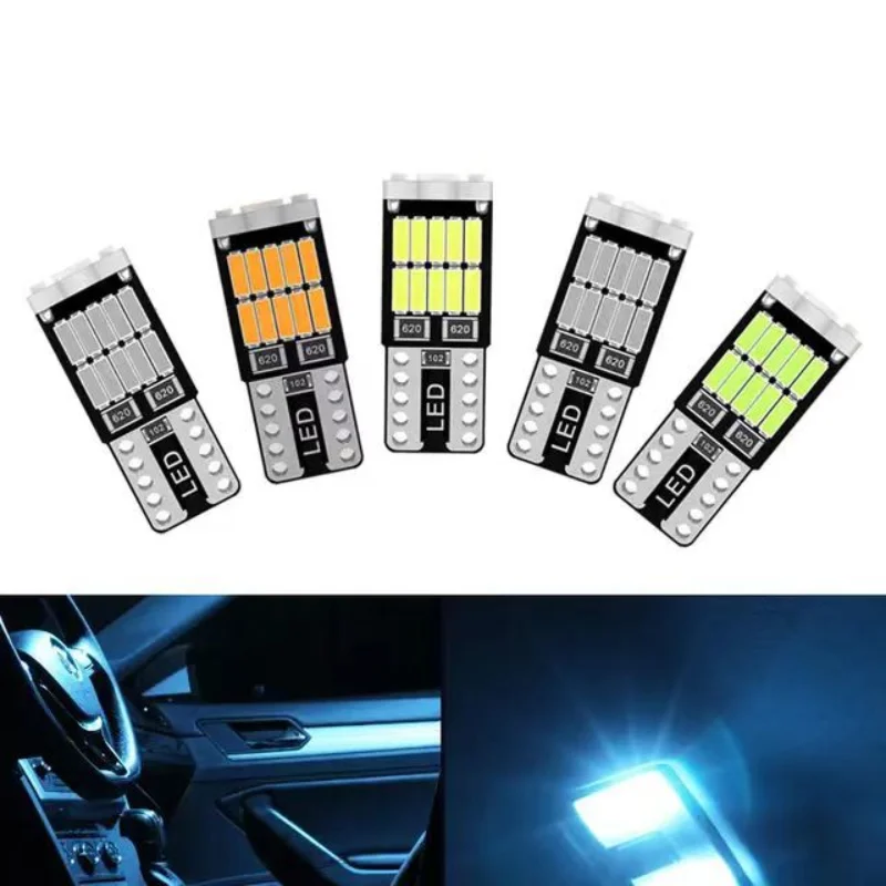 

2/6/10 шт., светодиод T10 W5W 194 501 Canbus