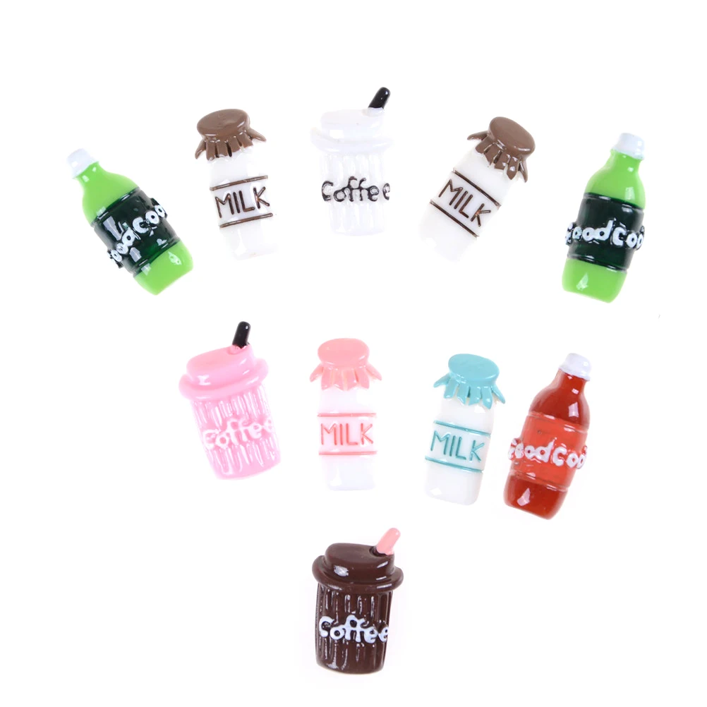 

10Pcs/lot Mini Coffee Cup Miniature Dollhouse Cup Kitchen Room Food Drink Home Tableware Decoration Dolls Accessories