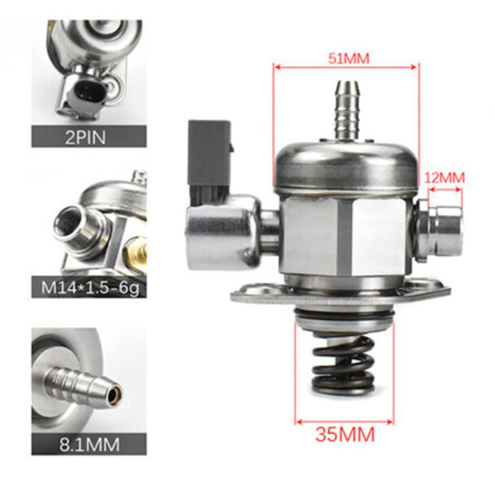 1 8 T топливный насос высокого давления Golf MK7 B8 A4 A5 A6 06K127025E 06K127025D 06K127025H