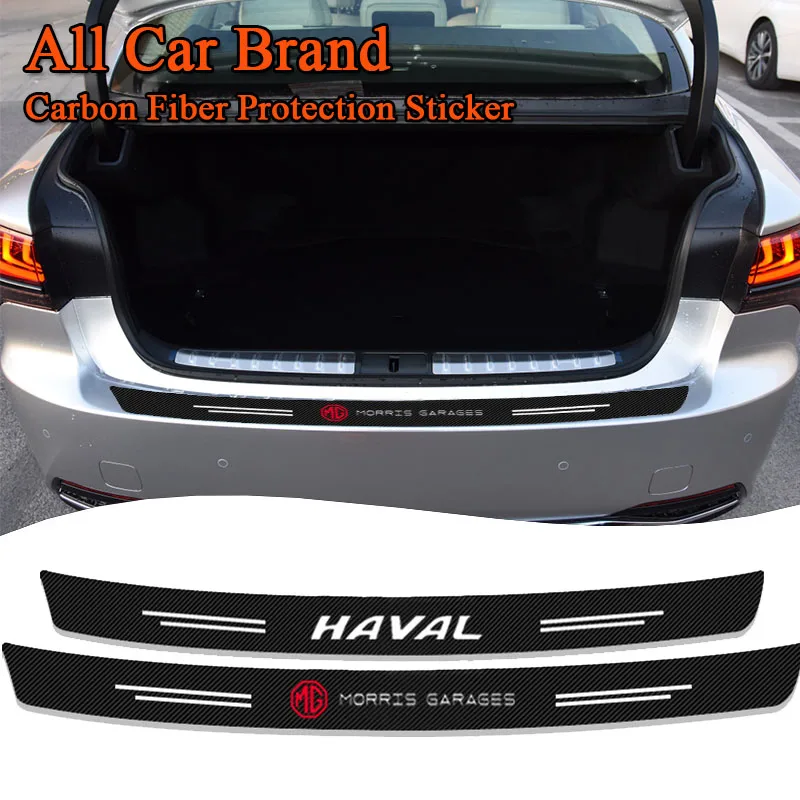 

New 1Pcs Car Logo Trunk 3D Carbon Fiber Upgrade 2.0 Stickers For Skoda Accessories kodiaq rapid karoq superb Octavia Fabia Scala