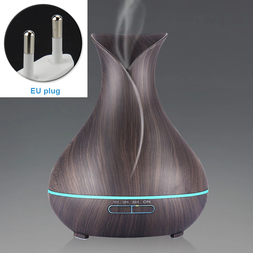 

400ML Remote Control Bedroom Ultrasonic Electrical Sleeping Diffuser Office Household Essential Oil LED Lights Air Humidifier