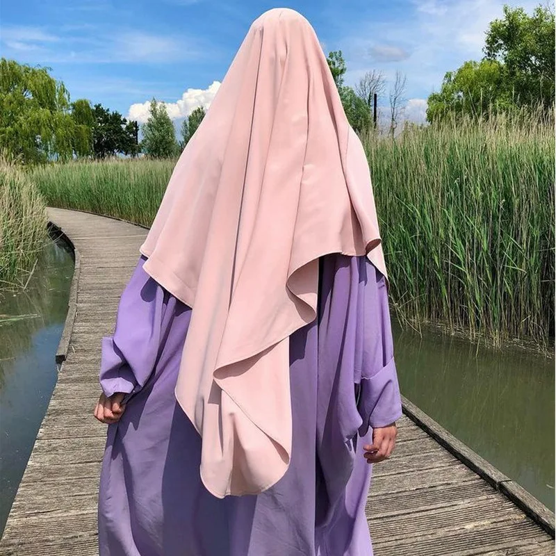 Siskakia Dubai Turkish Turban Solid Muslim Women Khimar Wrap Malaysia Shawls Scarves Moroccan Hijabs 15 Colors Eid 2023