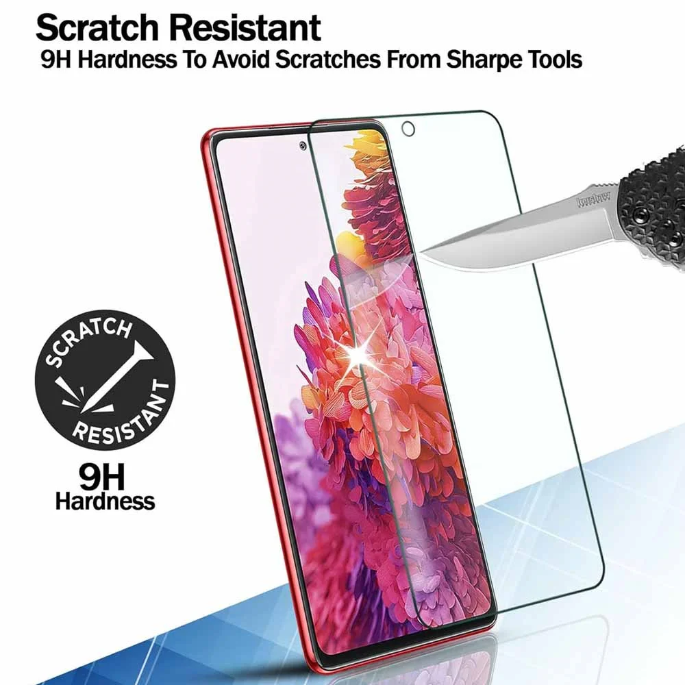 2 шт. для Samsung Galaxy S20 FE 5G 4G Защитная пленка экрана Закаленное стекло Fan Edition Lite 6 5