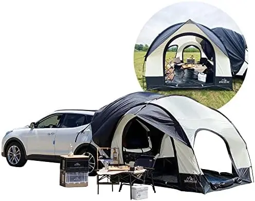 

Защитная палатка для 3 + внедорожников для кемпинга 12x7,5 | Подходит для автомобиля, Стыковочная палатка для кемпинга, портативное водонепроницаемое Уличное оборудование