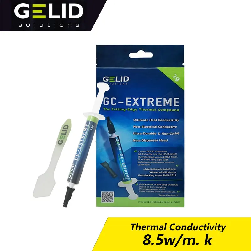 GELID GC-Extreme 8.5W/MK 2g 3.5gHeat Dissipation Silicone Grease Thermal Grease CPU Graphics Card Silicone Grease