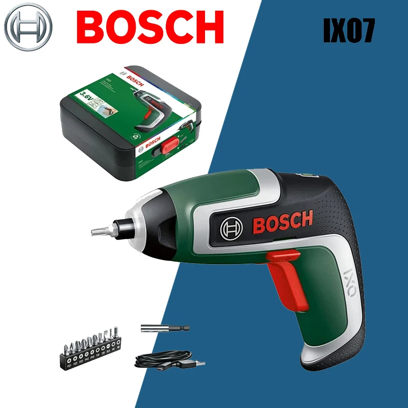 

Шуруповерт Bosch IXO7 Аккумуляторный компактный, 3,6 В, 2,0 А · ч, 5,5 нм, с кабелем Micro-USB
