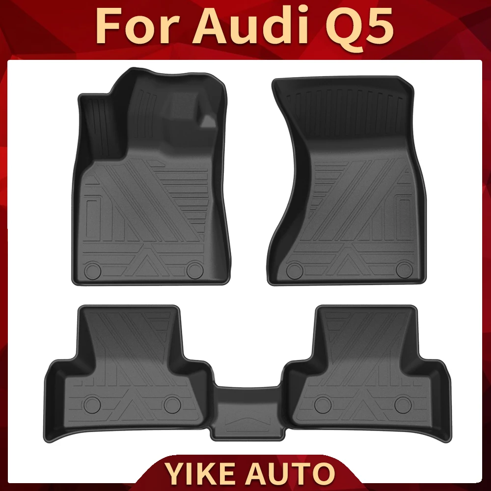 

Автомобильные коврики для Audi Q5 8R 2010-2017, всесезонные коврики из ТПЭ без запаха, водонепроницаемые коврики для подноса, аксессуары для интерьера