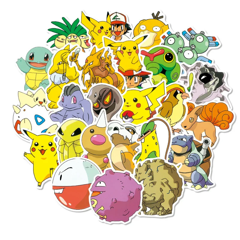 Стикеры покемоны. Смешанные покемоны. Картинка пакимонав злых. Pokemon Stickers 90 Series.