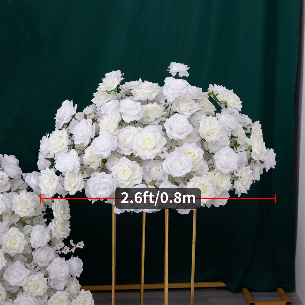 Искусственные цветы для украшения роскошный стиль белая роза Цветочная