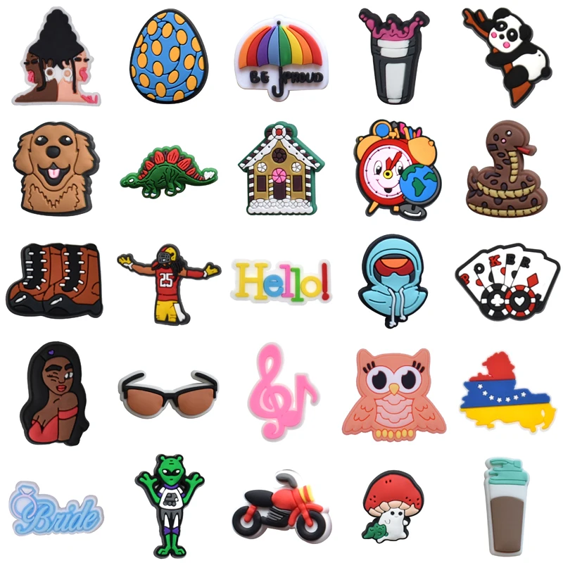 

Kids Decorations for Crocs Set Jeans Shoes Accessories Packs Boy Men Girl Women Charm Gifts Wholesale Bulk Para Pins Shoe Charms