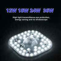 12w 18w 24w 36w led ring panel circle light 2835smd ac220v 230v 240v led square ceiling board the circular lamp board