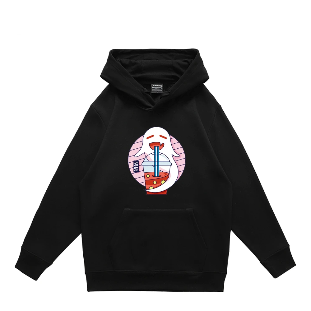 

Crowned Hu Tao Ghost Hoodies Japanese Street Harajuku Anime Hoodie Men Women's Couple Comic Fashion Sweatshirt Fleece Pullover