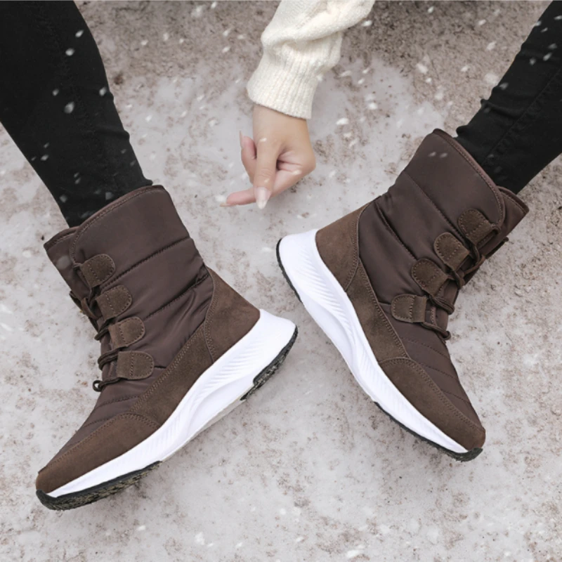 2022 Boots Women New High Quality Microfiber Soft Rubber Womens Designer Boots Short Plush Combat Boots for Women