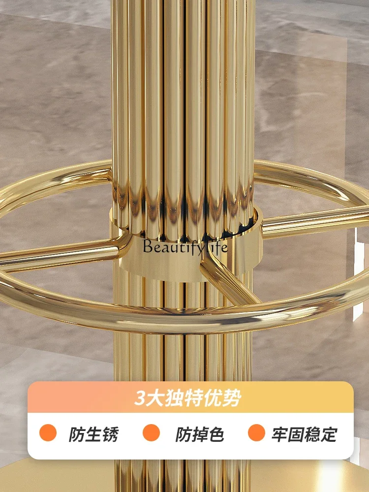 Островный стул легкий роскошный подъемный с вращающейся спинкой высокий барный