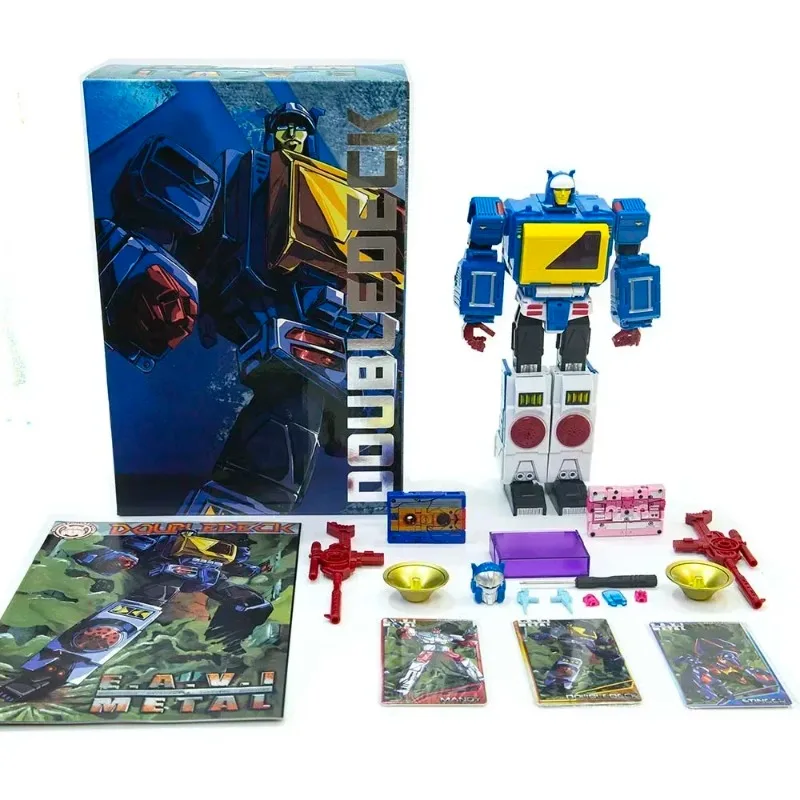 Фото Новые игрушки-трансформеры KFC: фигурка Eavi Metal Phase 4B Blaster KFC P-4B Doubledeck Tape MP в наличии. №2