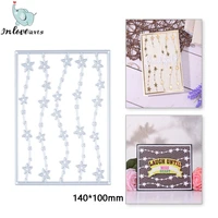 inlovearts five pointed star frame metal cutting dies background scrapbooking embossing paper photo craft template mould stencil
