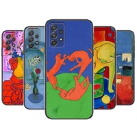 henri matisse art painting phone case hull for samsung galaxy a70 a50 a51 a71 a52 a40 a30 a31 a90 a20e 5g a20s black shell art c