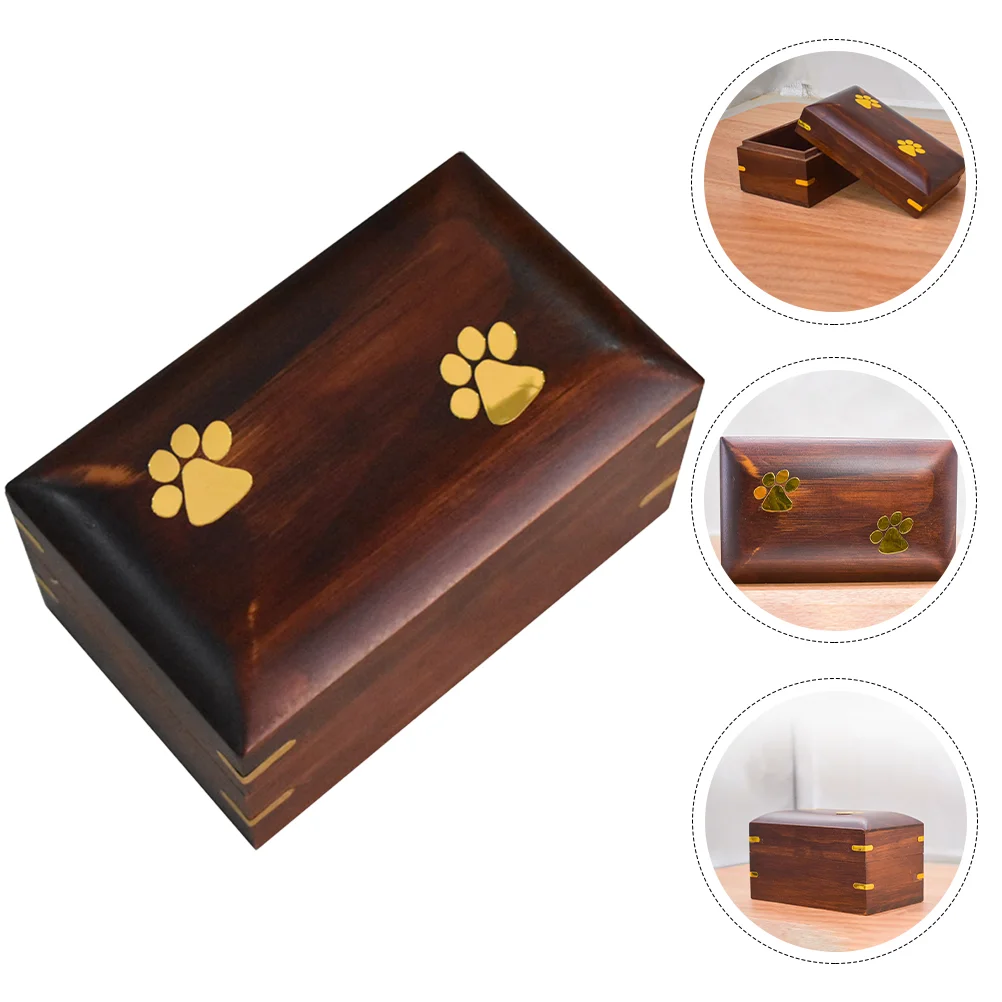 

Urncat Pet Dog Urnsmemorial Cremation Small Box Keepsake Wooden Resistant Wear Ceramic Lovely Accessory Compact Household