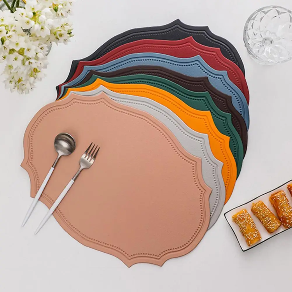 

Unique Table Placemat Durable Portable Coffee Shop Restaurant Dining Table Insulation Pad Cup Coaster Insulation Pad