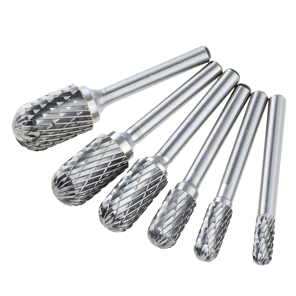 

Tools Rotary File 6/8/10/12/14/16mm 6mm Shank 6pcs Abrasive CX Type Head