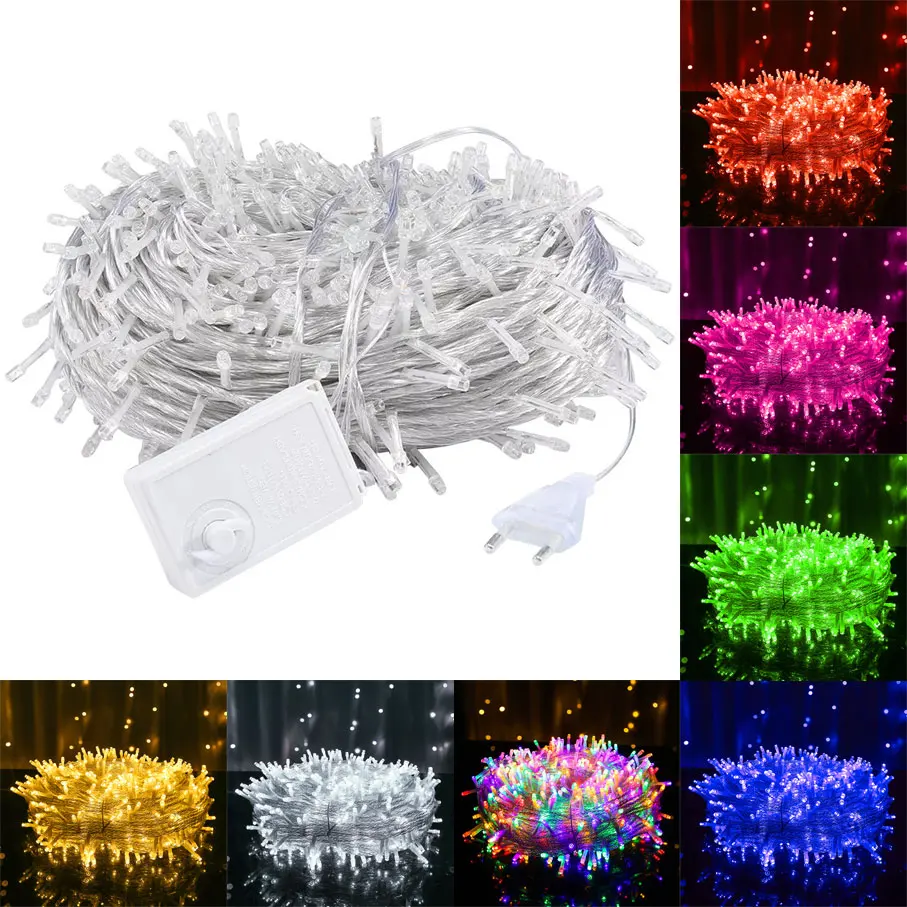 

Chrismas Garland Light Home Decor Led Light String Fairy Lights Outdoor Waterproof for Wedding Garden Holiday Party Decoration