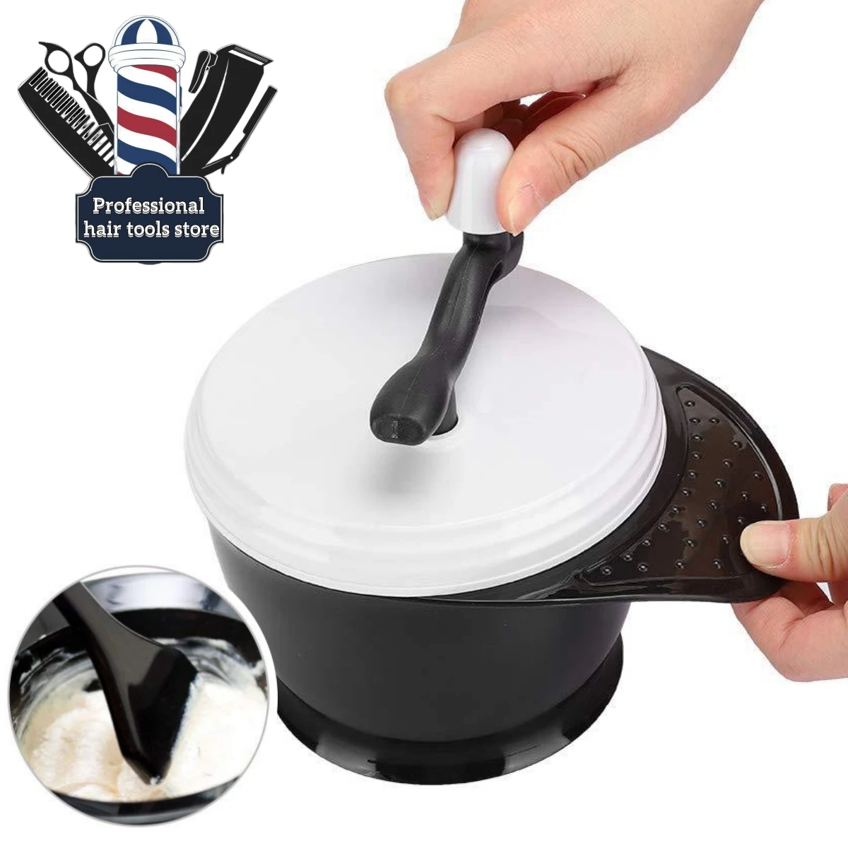 Professional Hair Color Mixing Bowl Manual Hair Dye Cream Mi